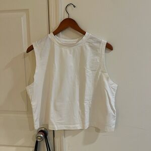 White Sleeveless Women's Top